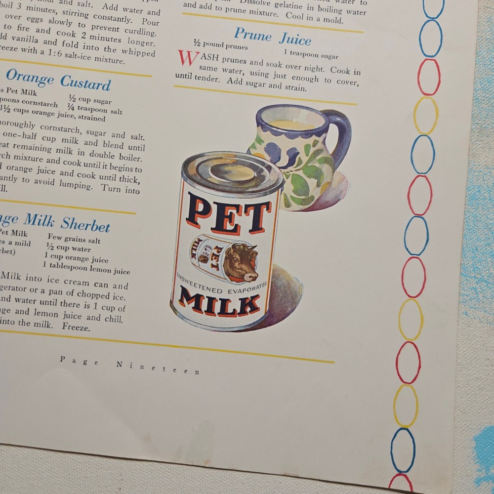 VTG 1930 Pet Milk Company Infant Baby Bottle Feeding Booklet MCM Antique Art USA - Picture 11 of 15
